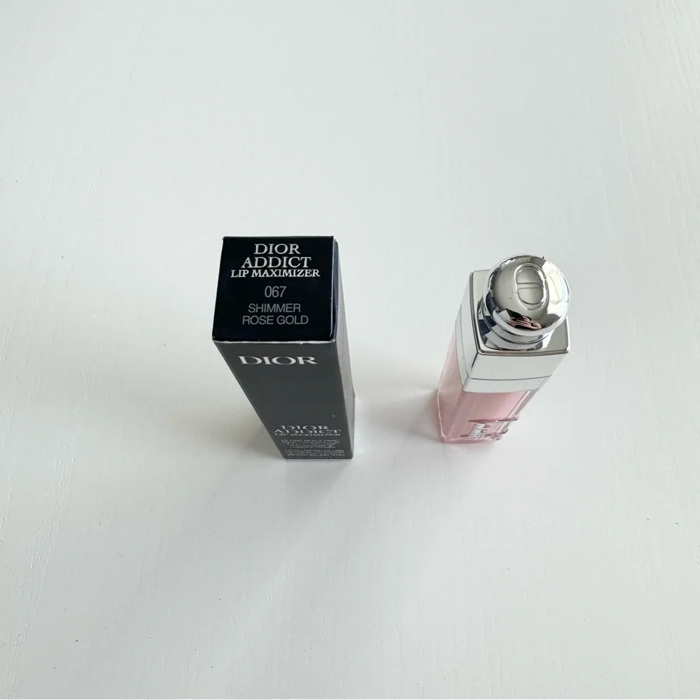 NEW Dior Addict Lip Maximizer Plumping Gloss 067 Shimmer Rose Gold Makeup
